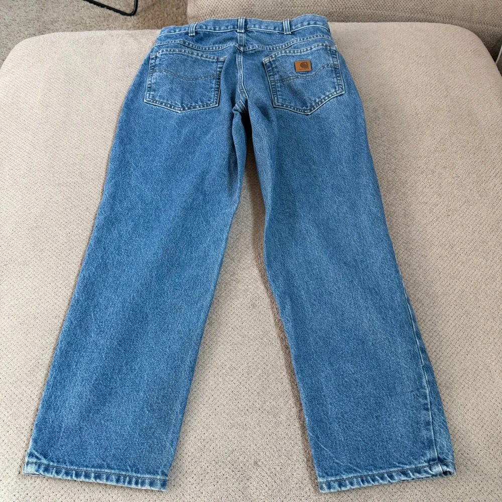 Vintage 1990s Carhartt B17 DST Relaxed Fit Tapered Leg Jeans Blue 34x28